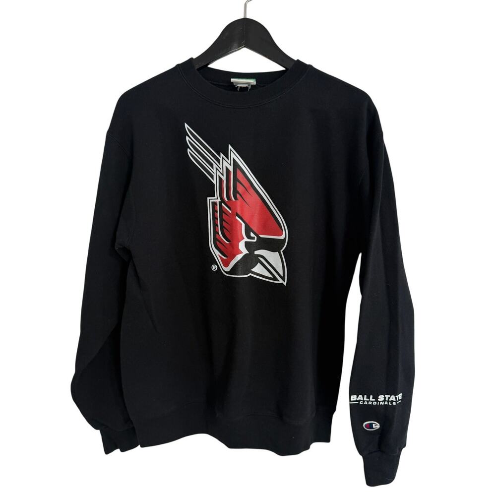 Ball State University Cardinals Champion Crewneck Sweatshirt Size M